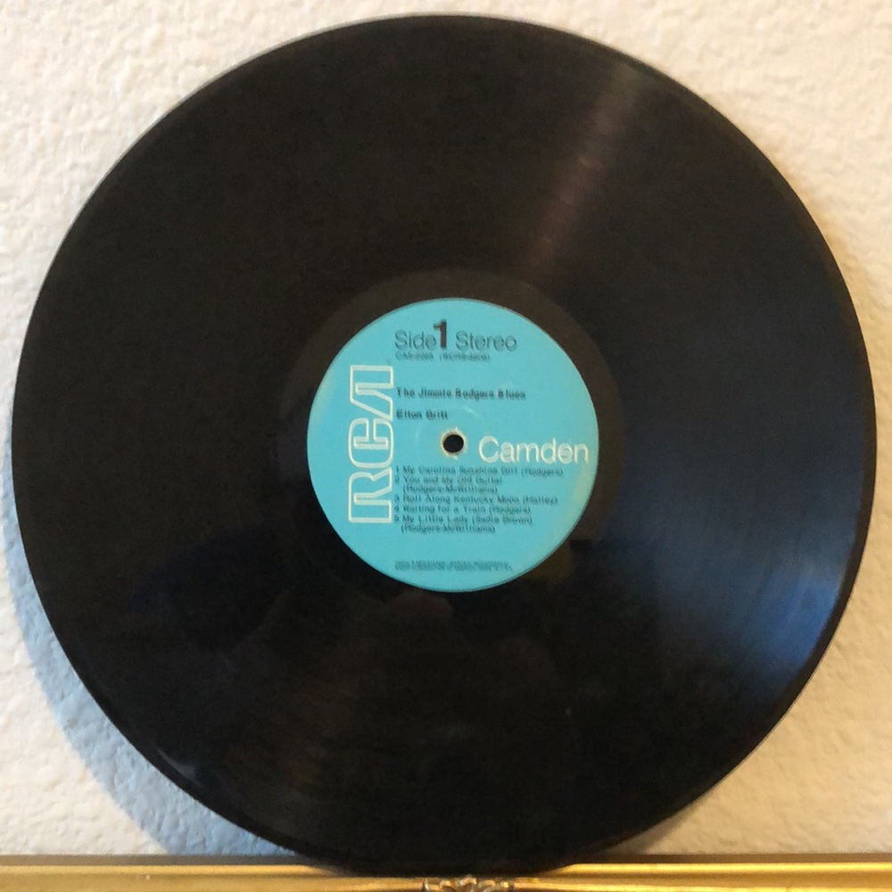 Elton Brit The Jimmie Rodgers Blues Vinyl Lp '69